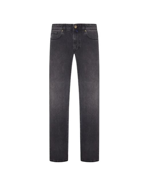 Incotex Blue Five-Pocket Straight-Leg Jeans for men