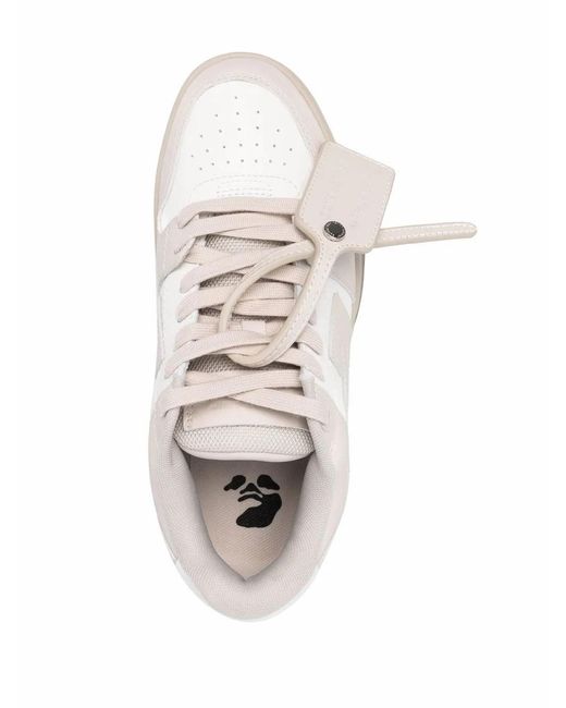 Off-White c/o Virgil Abloh Natural Out Of Office Low-Top Sneakers