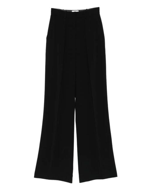 Elisabetta Franchi プリーツ ワイドパンツ Black