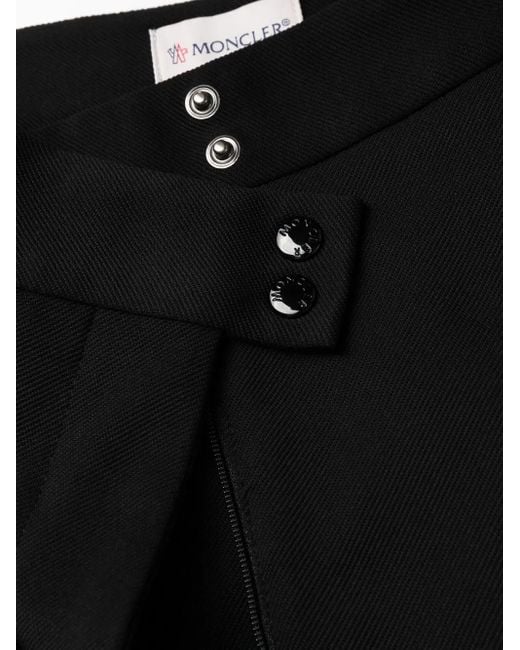 Moncler ハイウエスト フレアパンツ Black