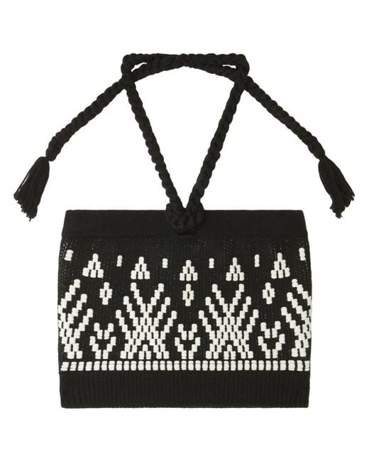 Alanui Black Jungle Beat Top