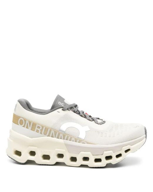 On Shoes White Recycled Mesh CloudTec® Cushioned Sneakers