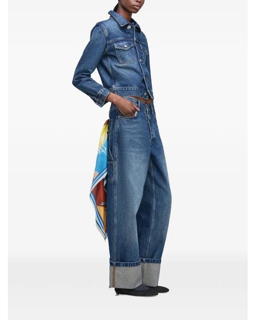 Marc Jacobs Blue Sun Poster Scarf