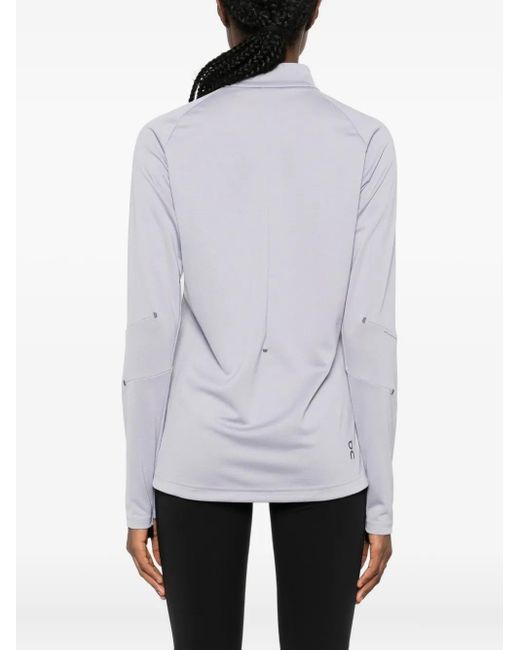 On Shoes Gray Climate Sweatshirt
