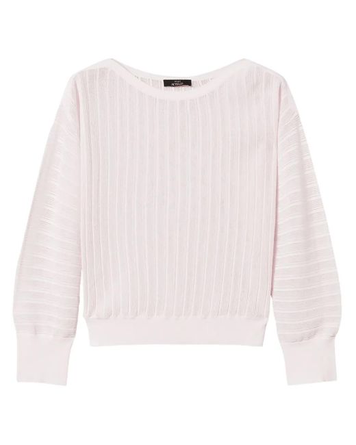 Twinset Pink Kimono-Sleeves Jumper