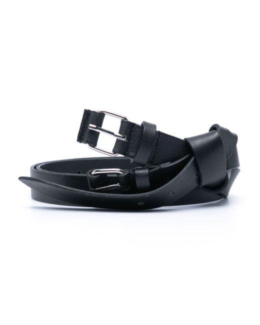 Magliano Blue Bow Leather Belt for men