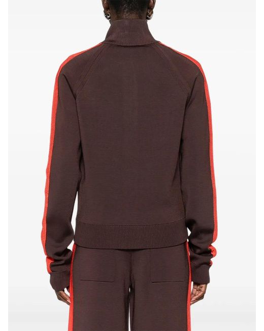 Wales Bonner Red Side-Stripe Track Jacket