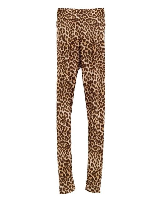 Duran Lantink Natural Leopard Trousers