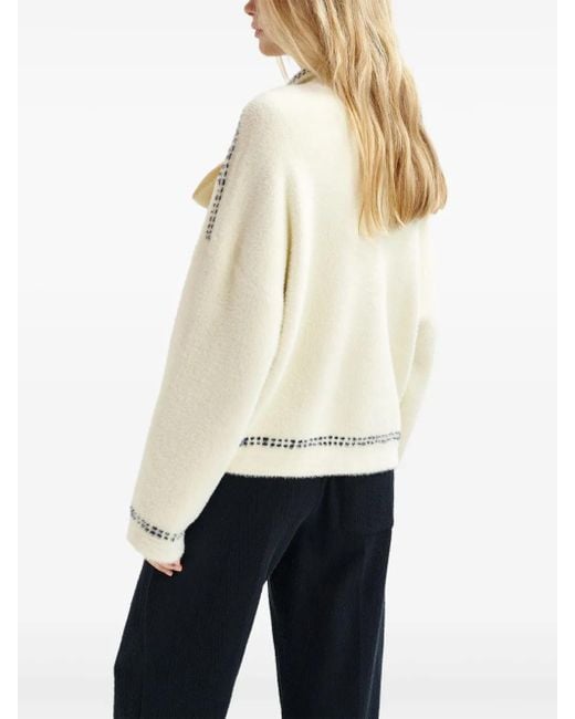 Essentiel Antwerp Hoops カーディガン ナチュラル | Lyst