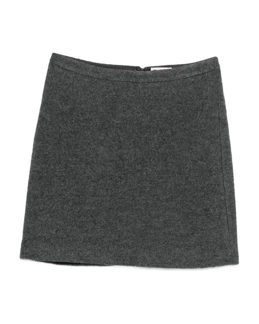 Marc O' Polo Black A-Line Mini Skirt