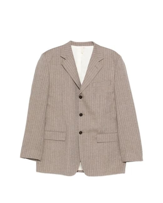 sunflower Gray Show Pinstripe Blazer for men