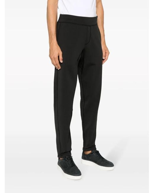 Orlebar Brown Black Decari Elasticated Track Pants for men