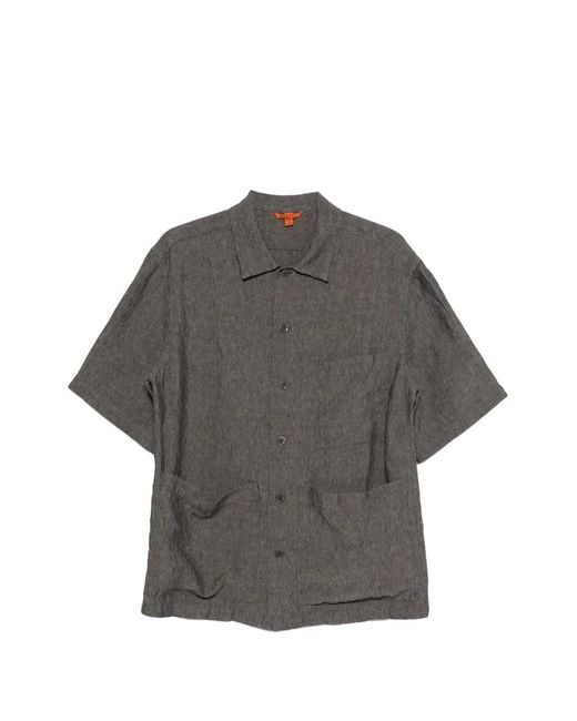 Barena Gray Pocket Button Shirt for men