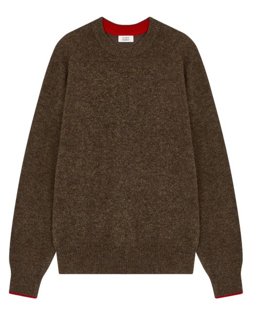 Studio Tomboy X クルーネック セーター Brown