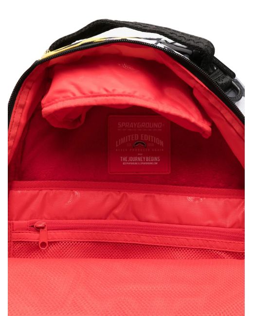 Sprayground Gray Paneled Backpack for men