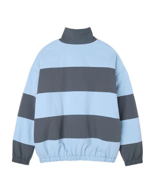 Sunnei Blue Striped Zip Jacket
