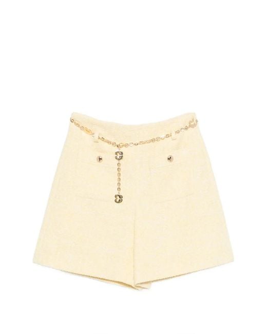 Maje Natural Tweed Shorts