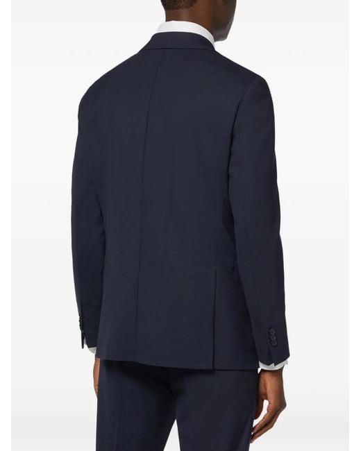 Boggi Blue Single-Breasted Blazer for men