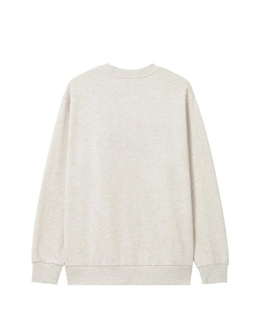 Chocoolate White Capybara-Patch Sweatshirt