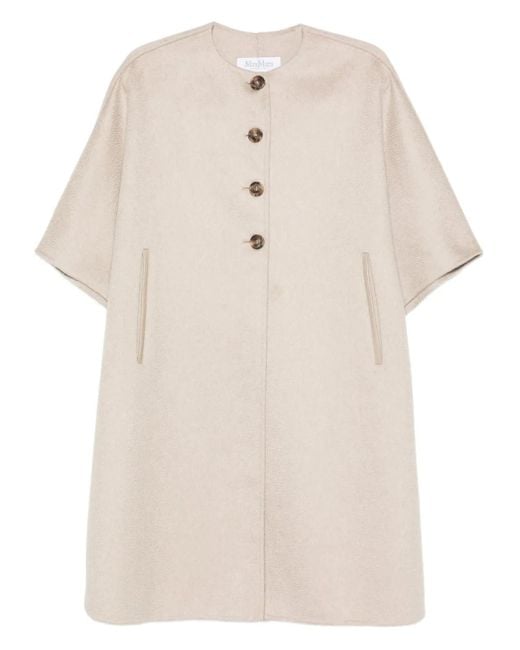 Max Mara Natural Cashmere Cape