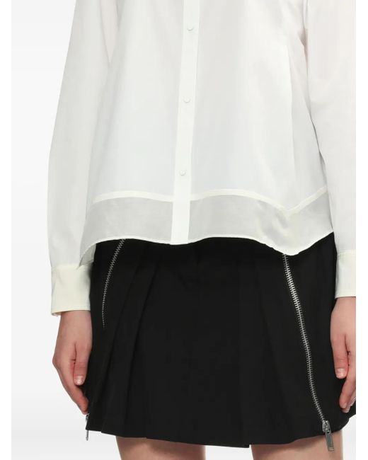 3.1 Phillip Lim Button-Down Blouse in het White