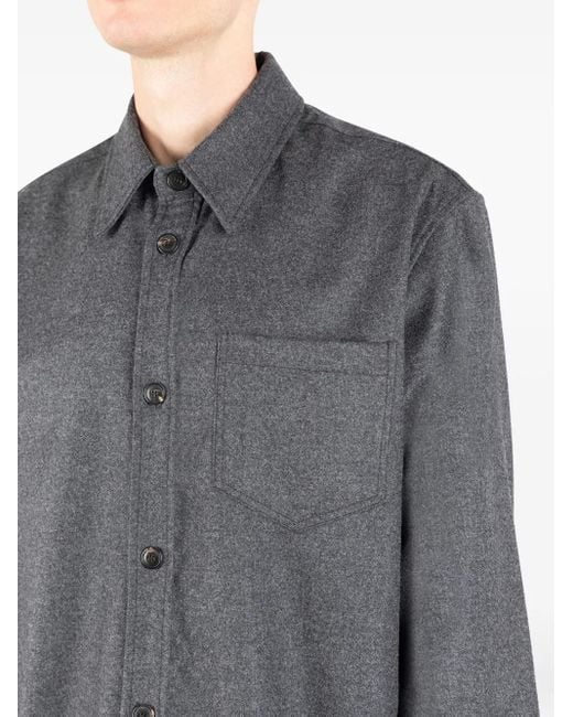 Societe Anonyme Chianti Hemd mit Tasche in Gray für Herren