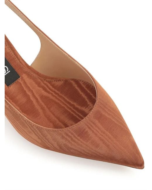 Sergio Rossi Brown 50Mm Sea Scale Pumps