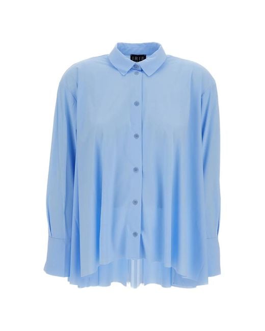 Camisa Con Botones Irie de color Blue