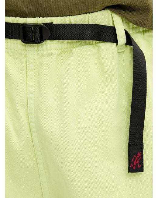 Gramicci Yellow Belt Shorts for men