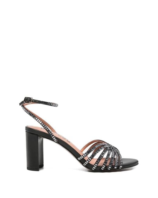 Bibi Lou White Serabi Embellished Sandals