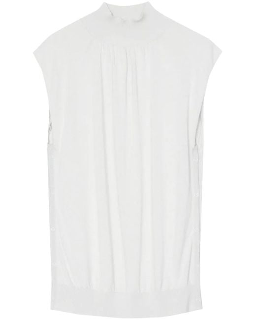 3.1 Phillip Lim Gebreide Top in het White