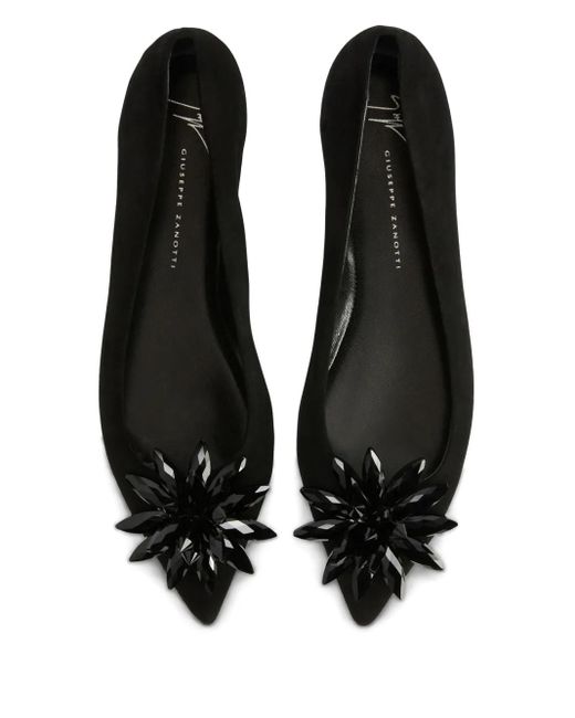 Giuseppe Zanotti Valliee フラットシューズ Black