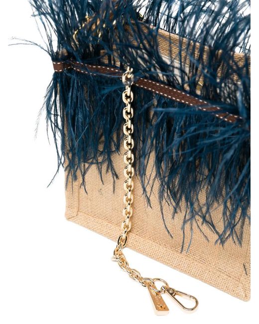 La Milanesa Blue Small Violetta Tote Bag