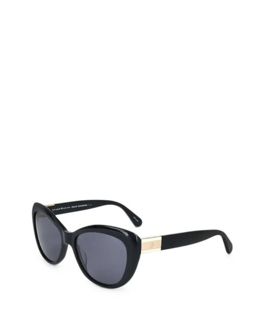 Kate Spade Black Emmalynn Cat-Eye Frame Sunglasses