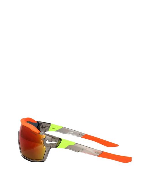 Nike Purple Show X Rush Shield-Frame Sunglasses