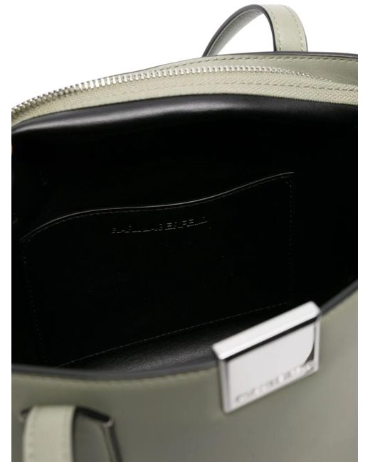 Karl Lagerfeld Leren Shopper in het Gray