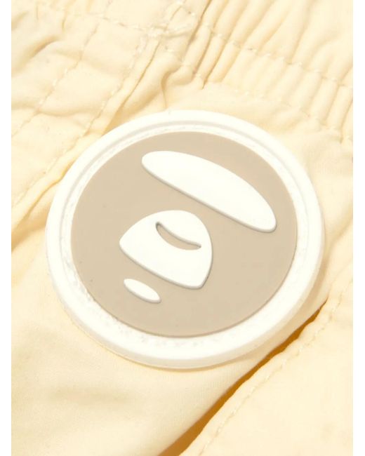 Aape By A Bathing Ape Natural Cotton Cargo Shorts for men
