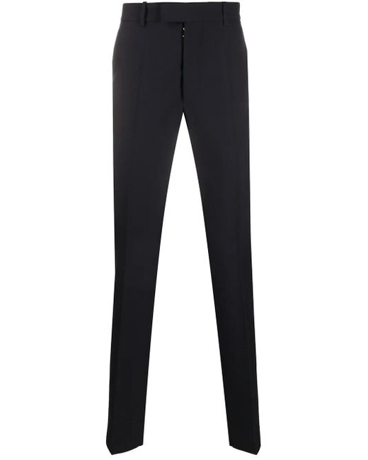Maison Margiela Blue Tapered Leg Tailored Trousers for men