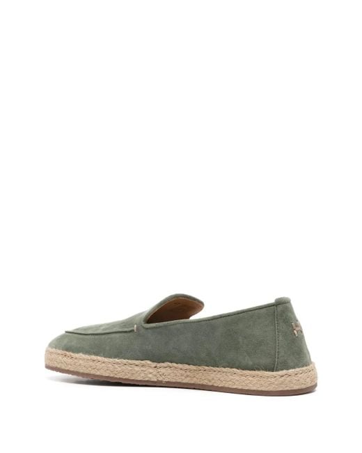 Henderson Green Suede Espadrilles for men