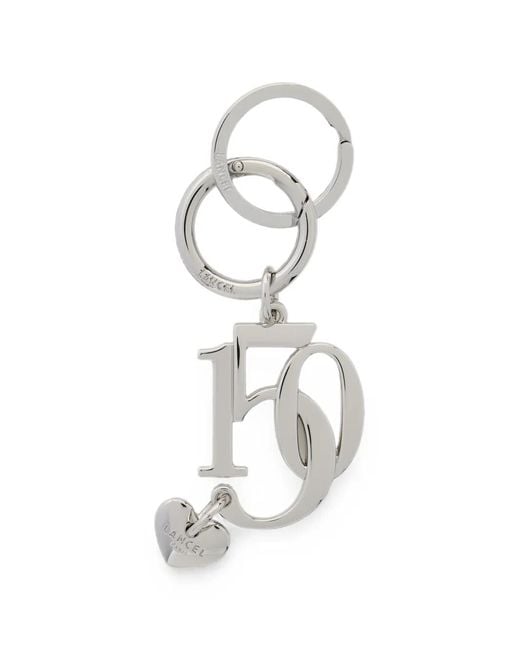 Lancel White Heart-Pendant 150Y Keyring