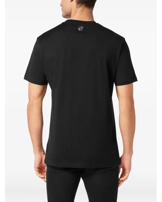 メンズ Philipp Plein Cote D'azur Tシャツ Black