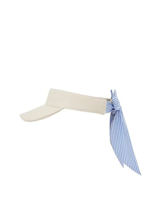 Karl Lagerfeld White Ikon Visor