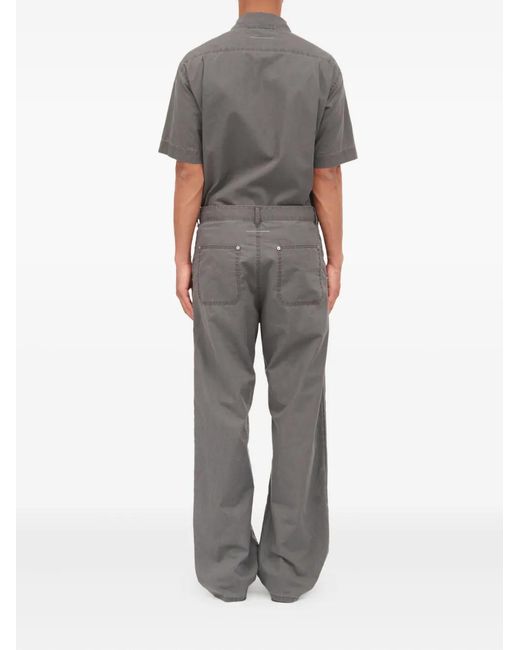 MM6 by Maison Margiela Gray Cotton Jeans for men