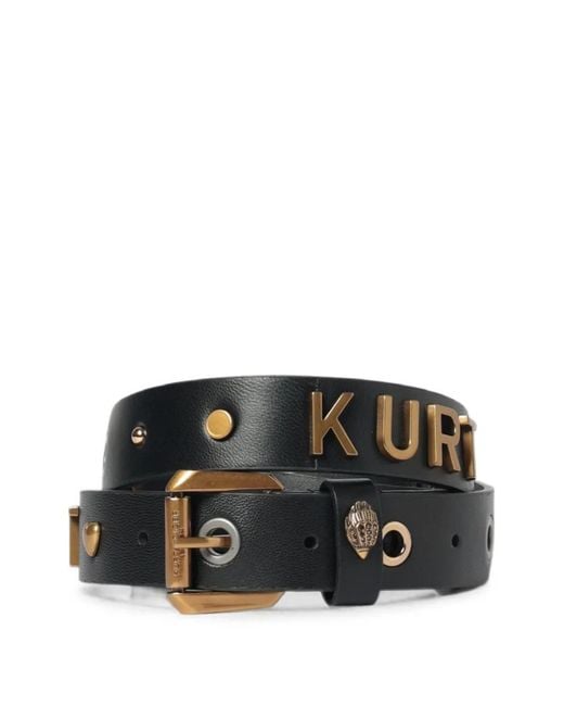 Kurt Geiger Black Kurt 30 Leather Belt