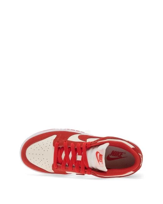 Nike Red Dunk Low Sneakers