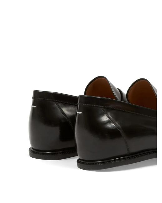 Maison Margiela Black Heel-Less Loafers for men