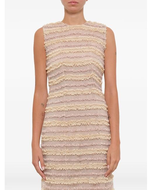 Givenchy Pink Ruched Panel Dress