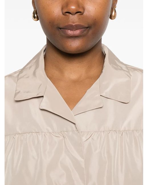Aspesi Natural Buttoned Cropped Jacket