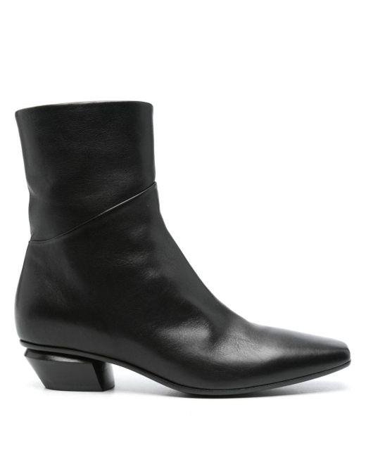Officine Creative Black 65mm Leather Ankle Boots