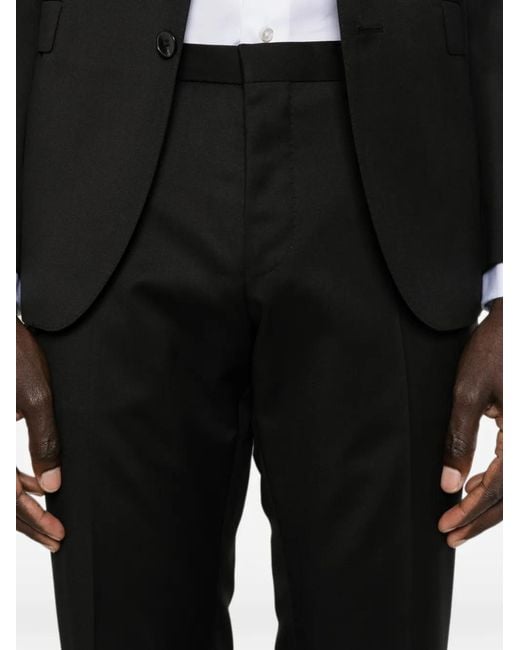 Boss Black Notched-Lapel Single-Breasted Suit for men